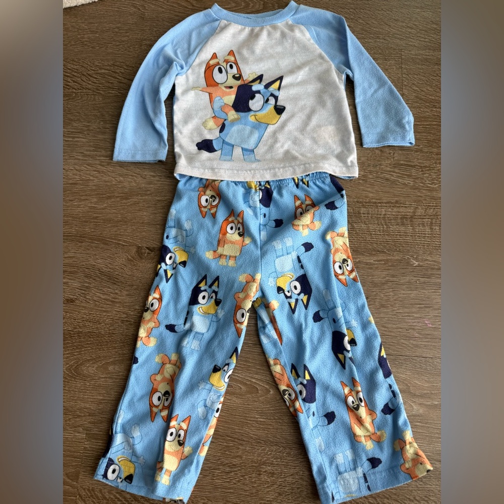 Bluey pajama set toddler 2T